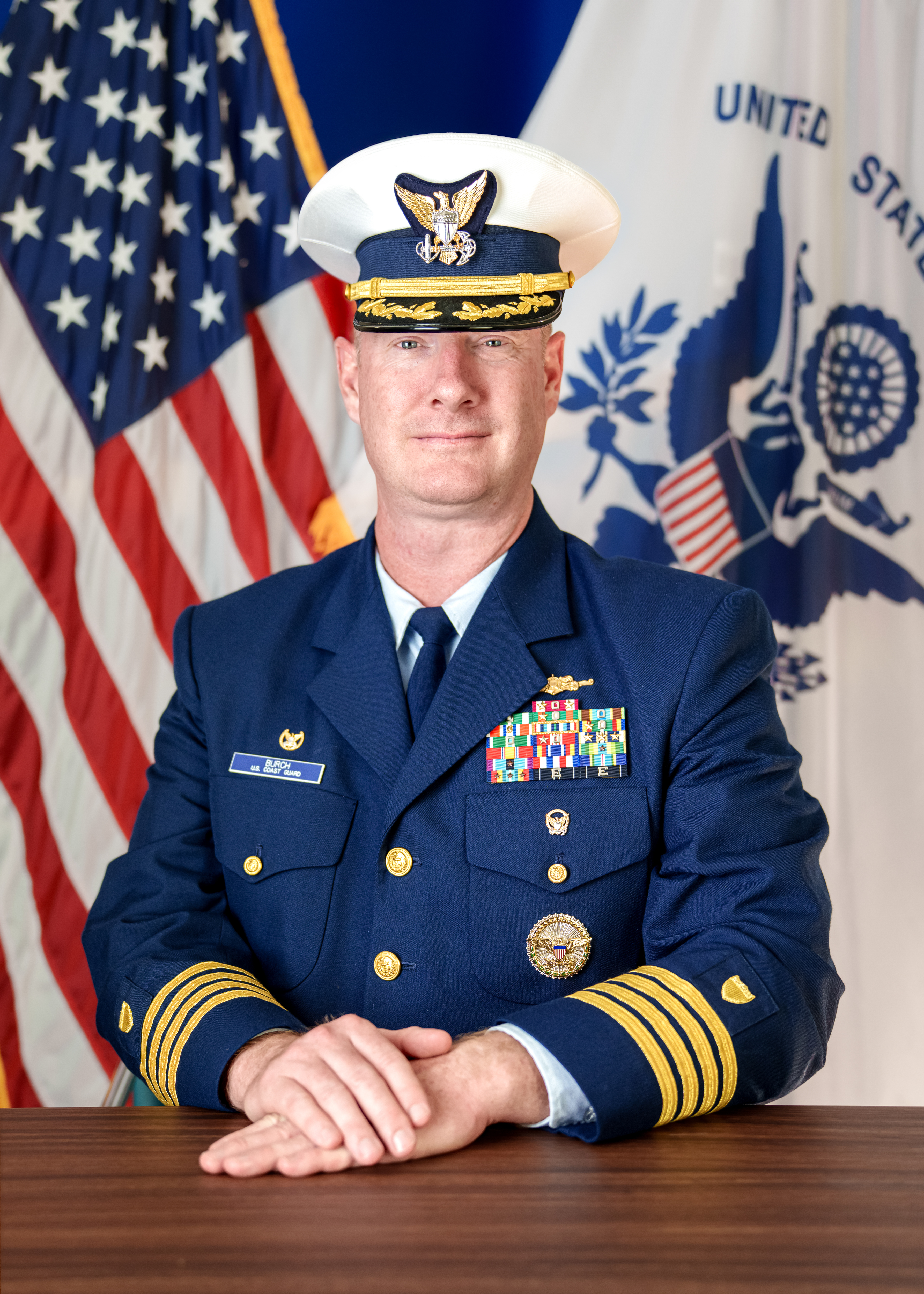 Training Center Petaluma Commanding Officer Joshua Burch