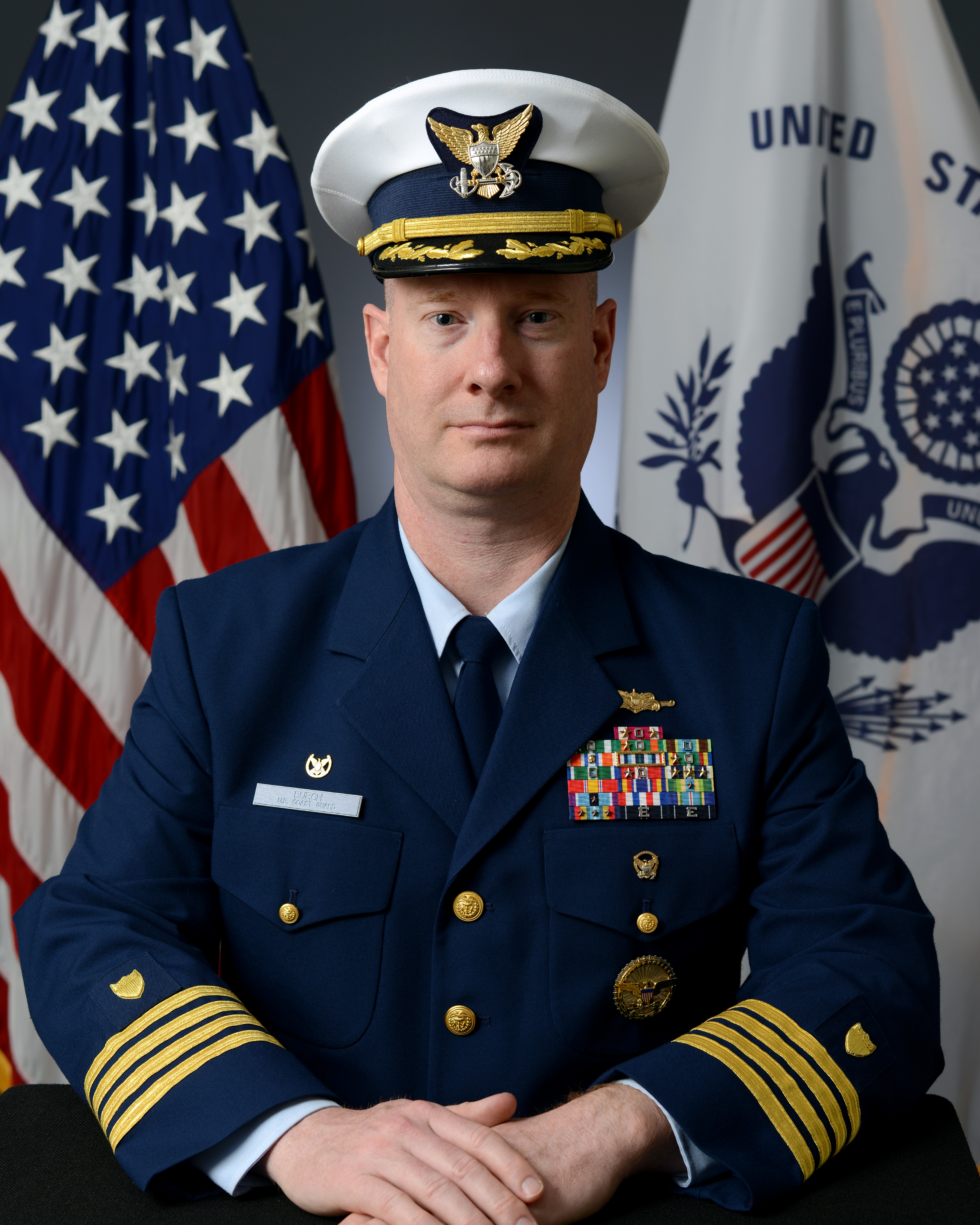 Training Center Petaluma Commanding Officer Joshua Burch